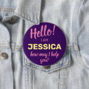 Search for hello greeting badges Friendly
