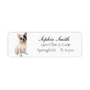 Search for bulldog return address labels Pet