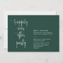 Search for boho elopement reception invitations Happily ever after party