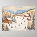 Search for winter scene posters Vintage