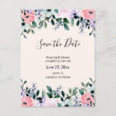 Search for purple save the date postcards Watercolor