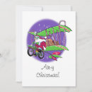 Search for santa bicycle cards Cartoon