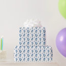 Search for delft tiles wrapping paper Blue