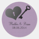 Search for key wedding stickers Elegant