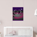 Search for floating hearts posters Purple
