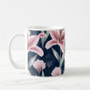 Search for lilly flower mugs Watercolor