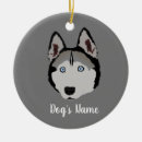 Search for alaskan husky christmas tree decorations Siberian husky dog