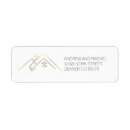 Search for mountain wedding return address labels Modern