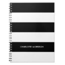 Search for black and white stripes notebooks Chic