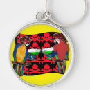 Search for pirate party key rings Skull