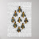 Search for vintage bee art Flowers
