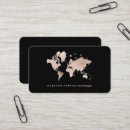 Search for world map business cards Adventure