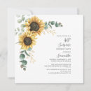 Search for sunflower birthday invitations Greenery