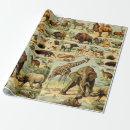 Search for wildlife wrapping paper Vintage
