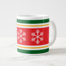 Search for red and green coffee mugs Bright