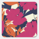 Search for retro floral pattern stickers Elegant