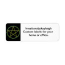 Search for pagan return address labels Pentacle