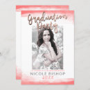 Search for rose gold graduation invitations Pink