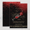 Search for red lipstick invitations Black