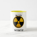 Search for radioactive mugs Yellow