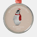 Search for penguin christmas tree decorations Baby's first christmas