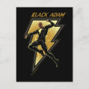 Search for black adam postcards Lightning bolt icon