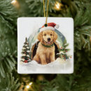 Search for golden retriever christmas tree decorations Fun
