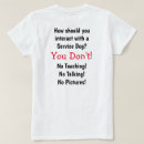Search for service dog tshirts Working