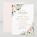 Search for pink gold quinceanera invitations Watercolor