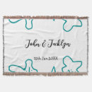 Search for wedding date blankets Calligraphy typography elegant