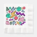 Search for 80s retro napkins Nostalgia