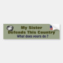 Search for sister bumper stickers National guard