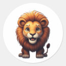 Search for lion art stickers Jungle animal