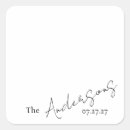 Search for last name stickers Elegant