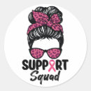 Search for breast cancer support stickers Awareness