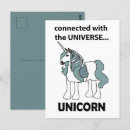 Search for cute unicorn postcards Modern