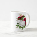 Search for red rose coffee mugs White