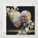 Search for square wedding anniversary invitations Golden