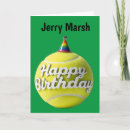 Search for tennis birthday cards Green