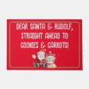 Search for funny christmas doormats Red and white