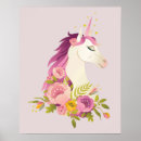 Search for unicorn nursery art Pink