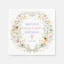 Search for greenery napkins Fairy first birthday