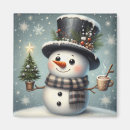 Search for cute christmas magnets Whimsical