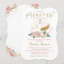 Search for swan baby shower invitations Princess