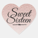 Search for sweet 16 heart stickers Chic