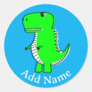 Search for green dinosaur stickers Cute dino