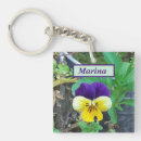 Search for pansy key rings Flowers