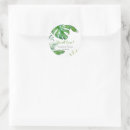 Search for monstera wedding stickers Watercolor