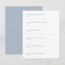 Search for dusty blue place cards Blue and white