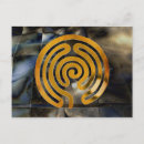 Search for the labyrinth postcards Design